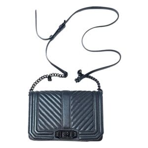 Rebecca Minkoff Black Quilted Crossbody Bag